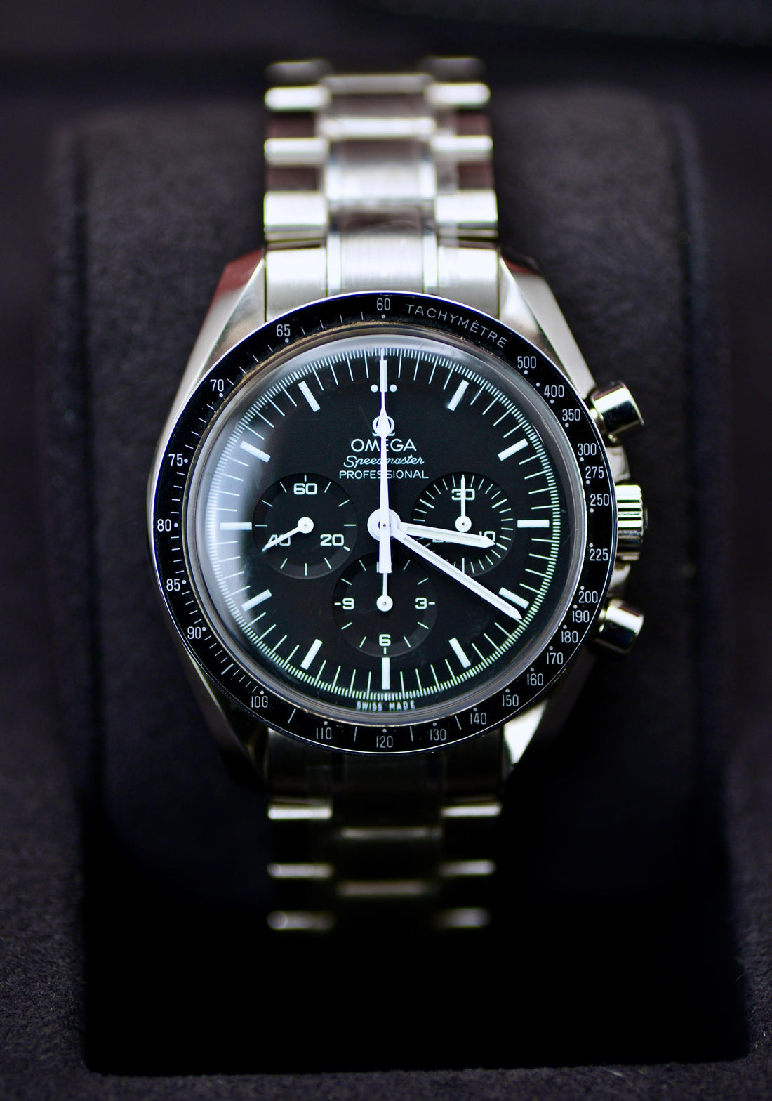 Omega Speedmaster Moonwatch Professional Chronograph 42mm Black Dial Stainless Steel Bracelet - 311.30.42.30.01.005