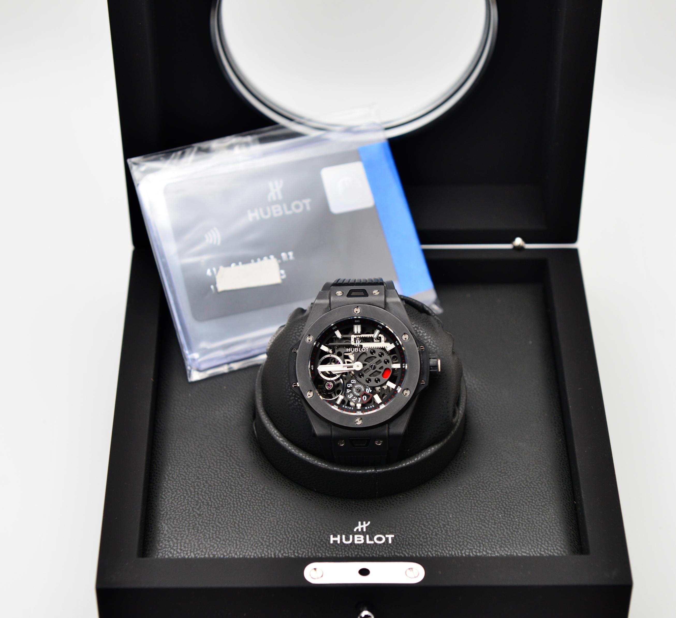 Hublot Big Bang MECA-10 Black Magic Watch - 45 mm - Black Skeleton