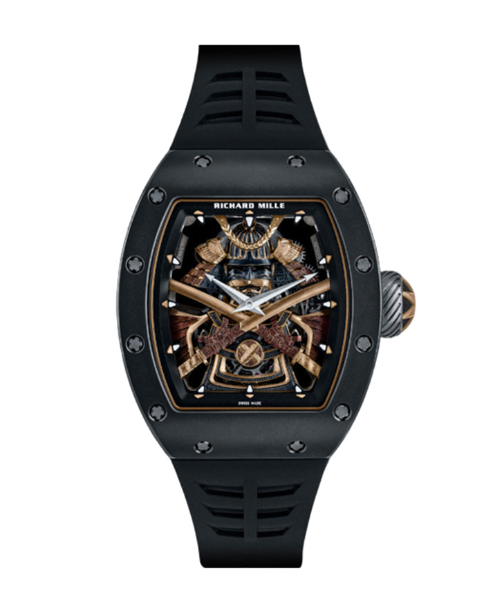Richard Mille Manual Winding Tourbillon "Samurai" Carbon TPT/Yellow Gold RM 47 - BRAND NEW