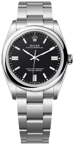 Rolex Oyster Perpetual 36 Black Dial Oyster Bracelet - 126000 - 2025