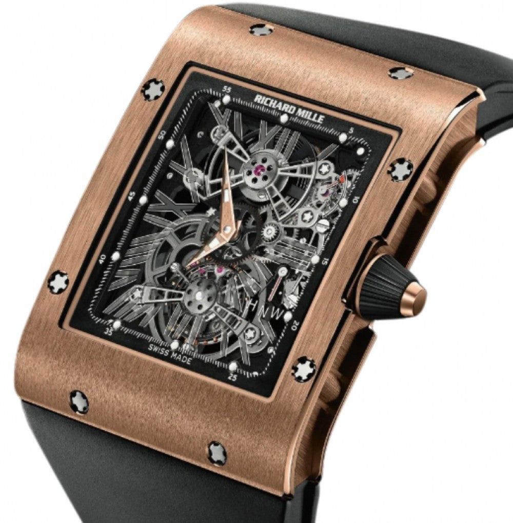 Richard Mille Manual Winding Tourbillon Extra Flat Red Gold RM 017 - BRAND NEW
